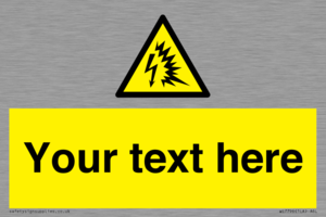 Custom warning Arc flash